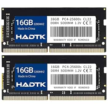 Amazon.co.jp: HADTK ノートPC用メモリ PC4-25600 DDR4 3200MHz